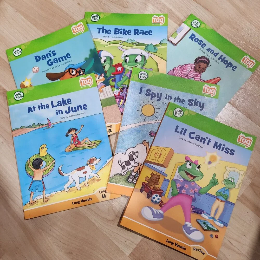 Leap Frog Learn to Read Book Set 2 (Long Vowels, Silent E Y) 6 book set